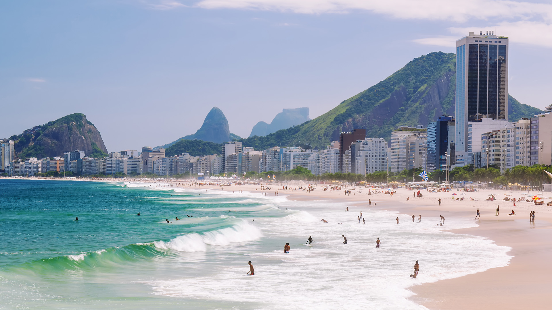 Copacabana i Rio de Janeiro, Brasilien