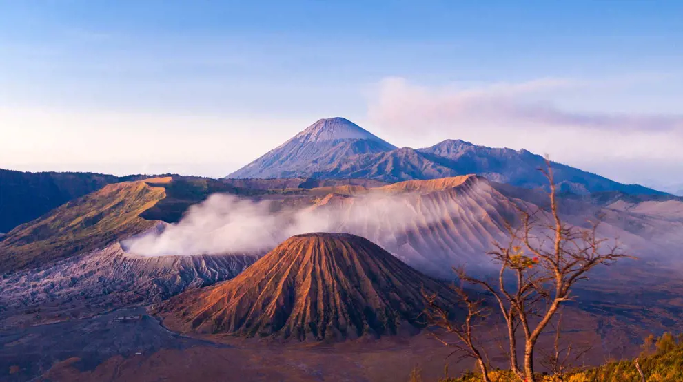 Vulkanen Gunung Bromo, Java, Indonesien