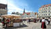 Den smukke rådhusplads i Tallinn
