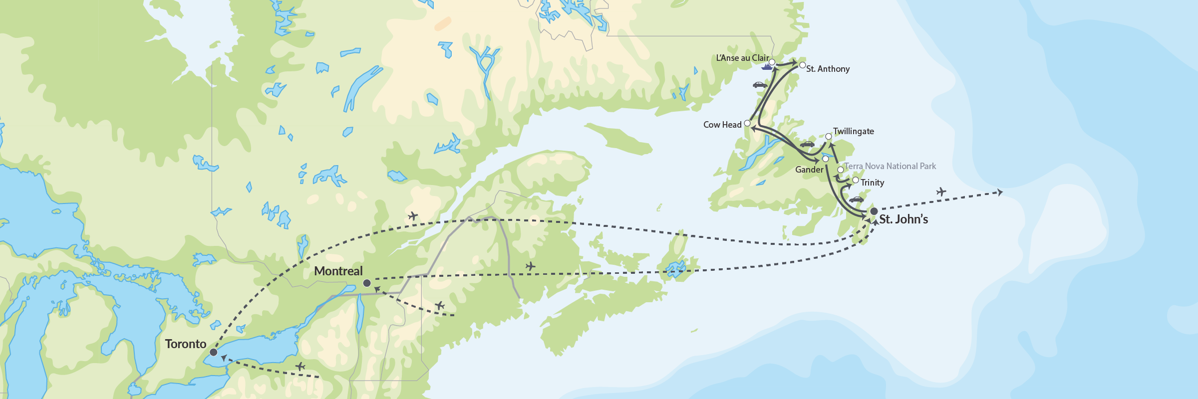 111158 Newfoundland Og Labrador Explorer Map