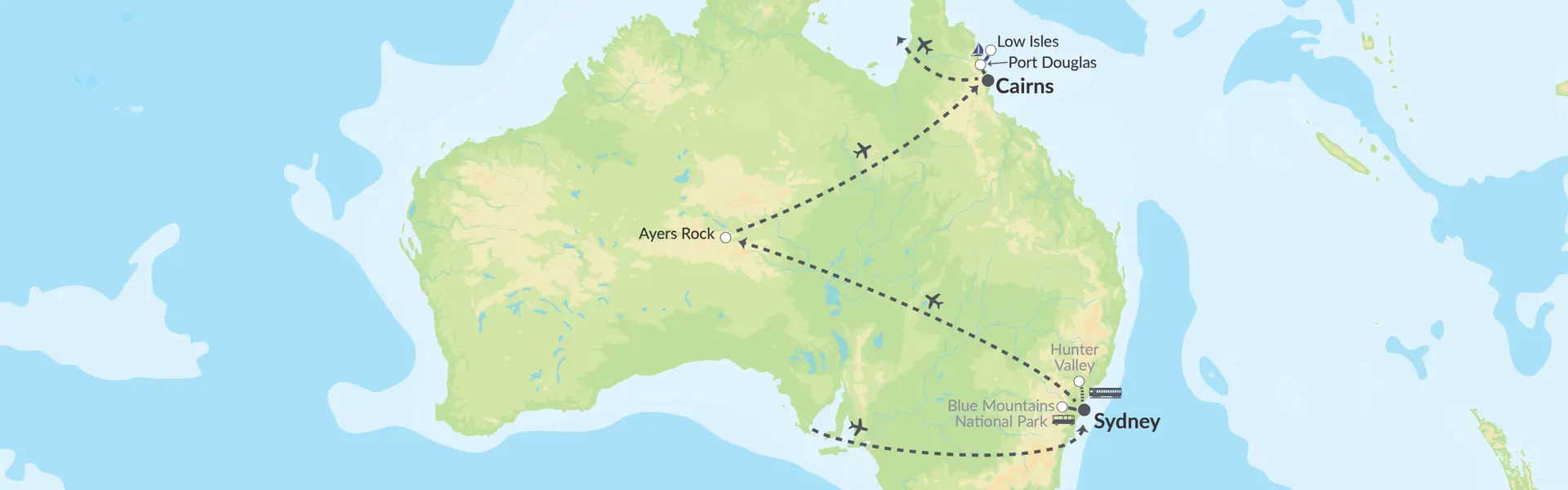 22120 Storby, Oatback Og Koralrev I Australien