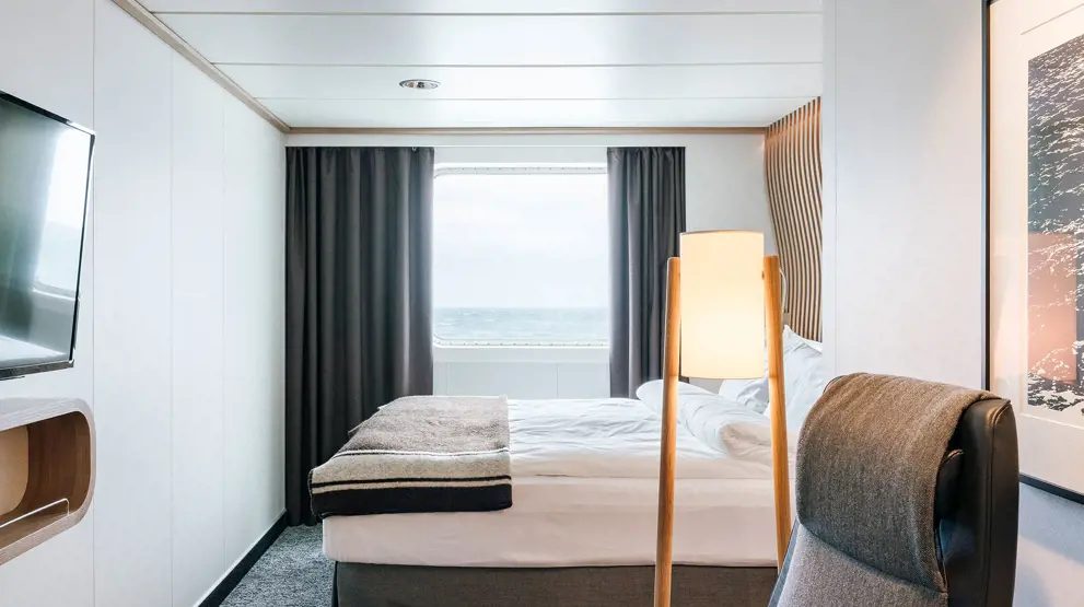 Eksempel på en Polar Outside-kahyt