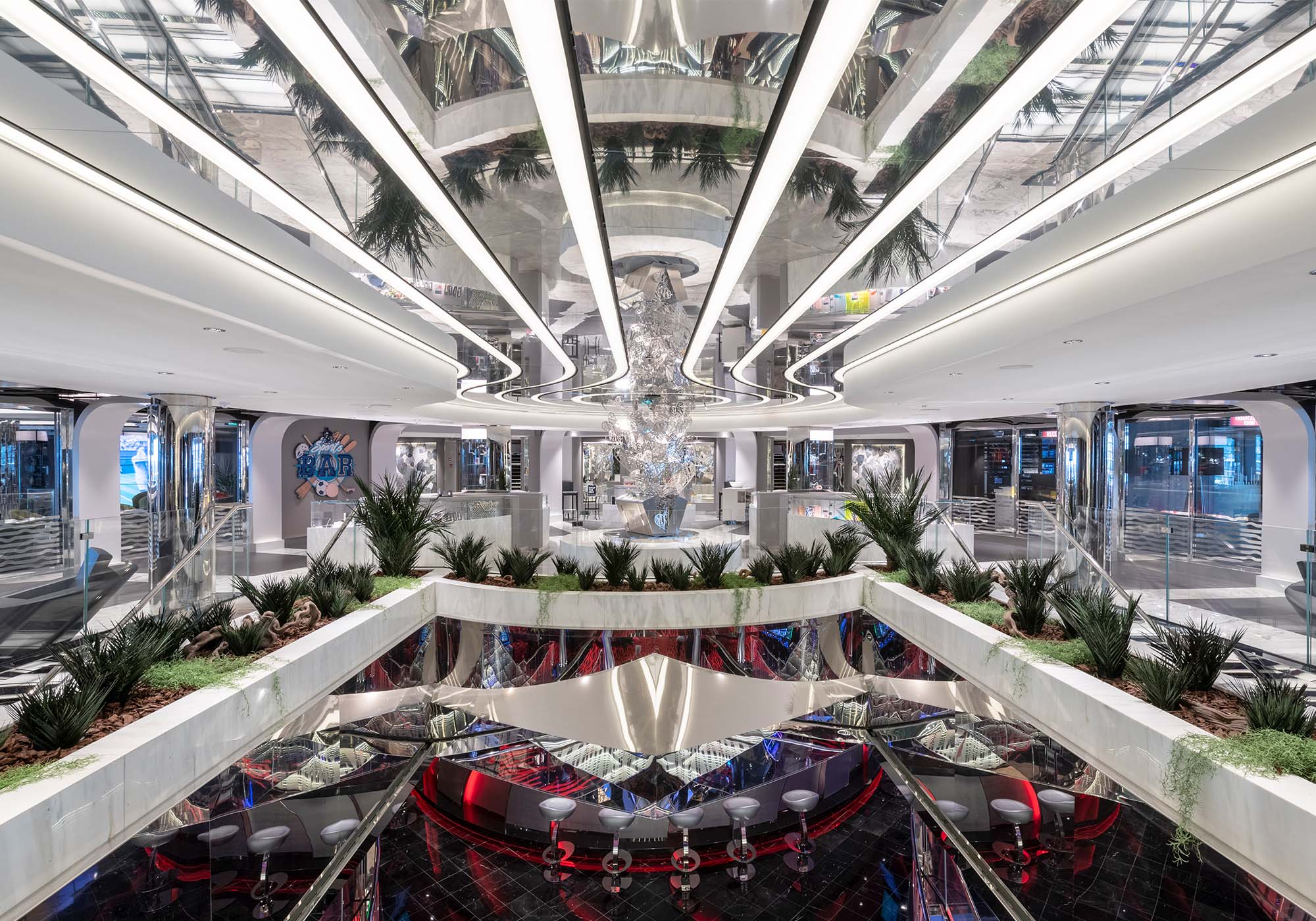 Flot indretning på MSC Seaview