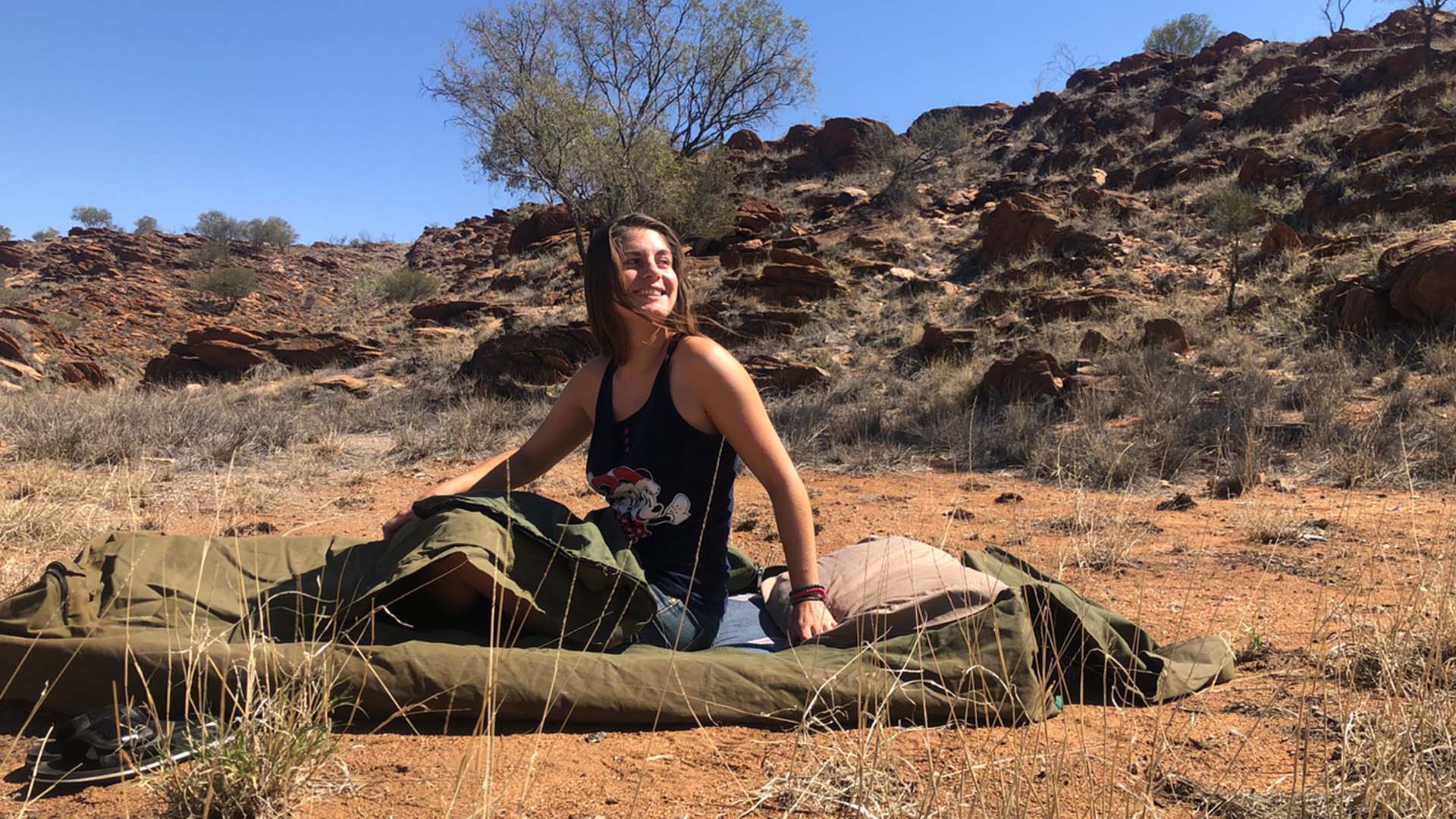 På store dele af rejsen overnatter I i "swag"-telt i ét med den fantastiske natur.