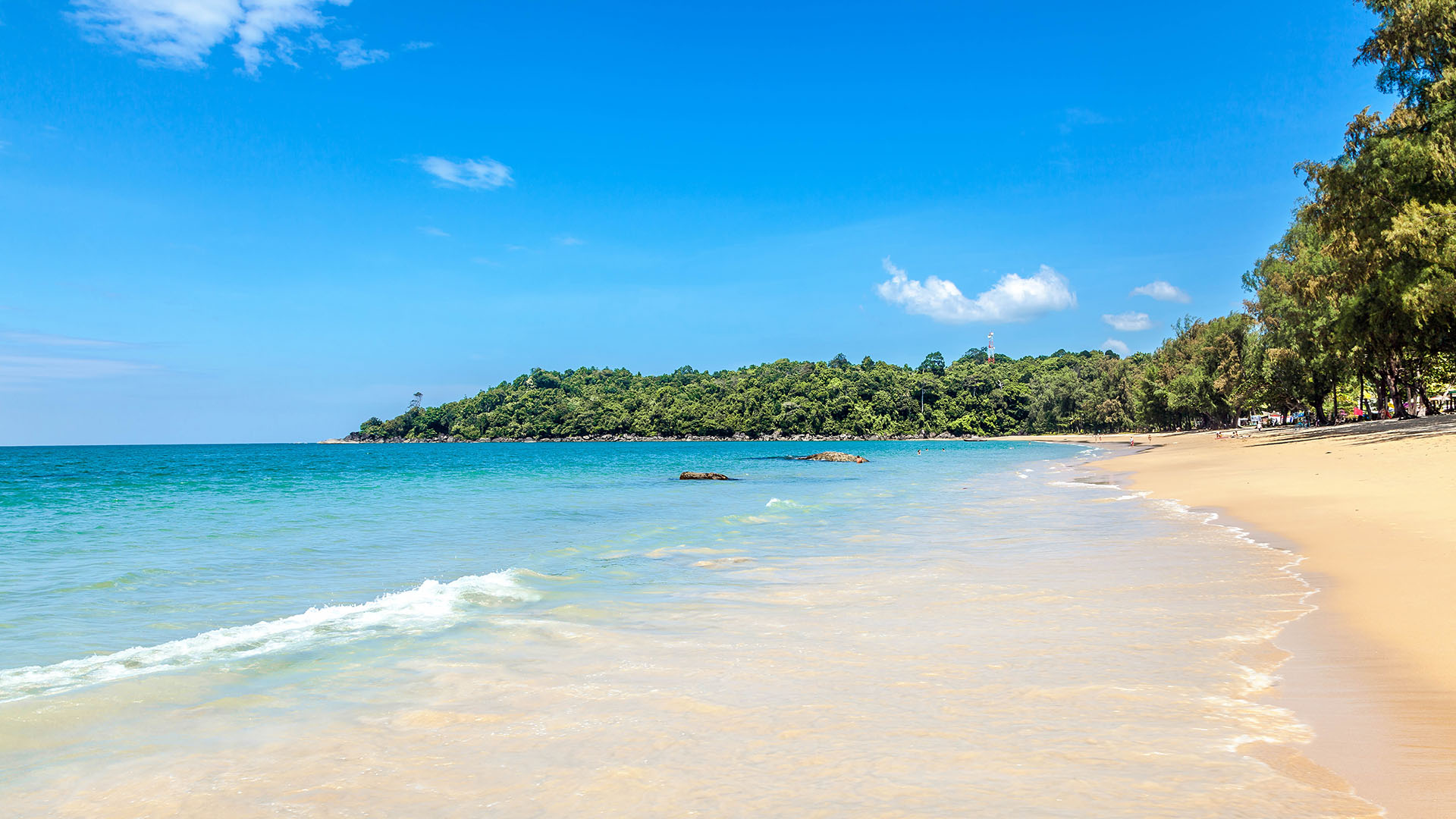 Smuk strand i Khao Lak