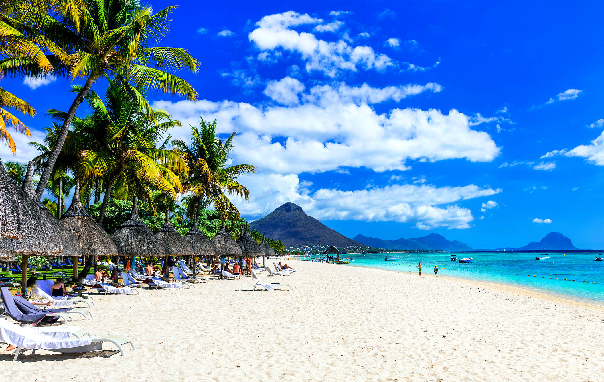 Se den skønne strandby Flic en Flac med havudsigt på din Mauritius-rejse.