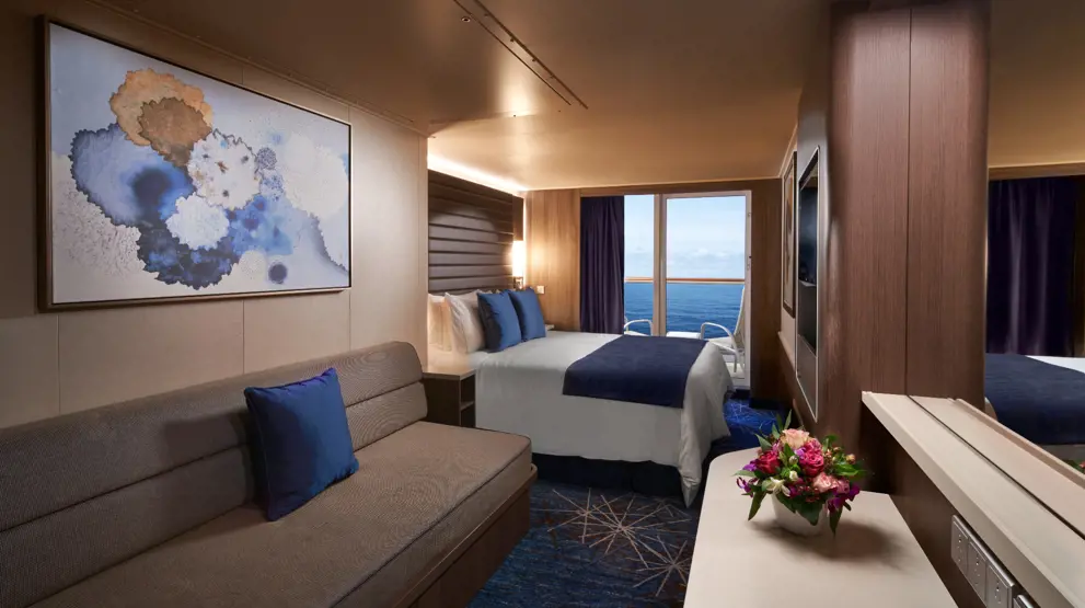 Balkonkahyt ombord på Norwegian Encore