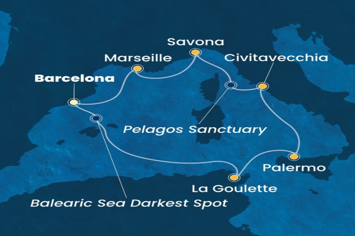 Kom med på krydstogt med Costa Pacifica i det vestlige Middelhav