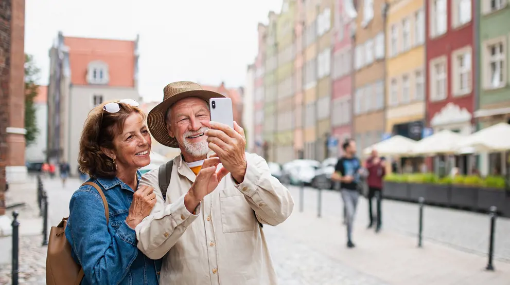 Selvom det er en grupperejse, har du masser af tid alene eller sammen med dem, du allerede kender