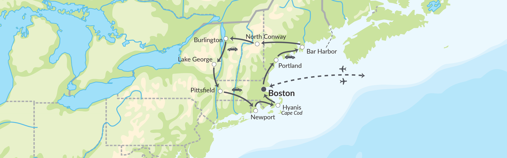 6407 Unik Tur Gennem New Englands Smukke Delstater