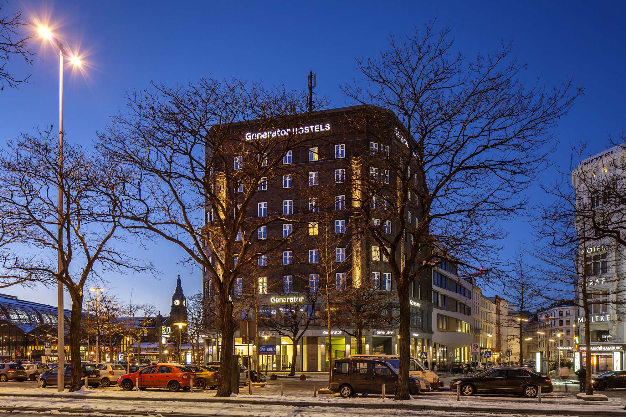 Studietur til Hamburg, bo på Generator, indgang