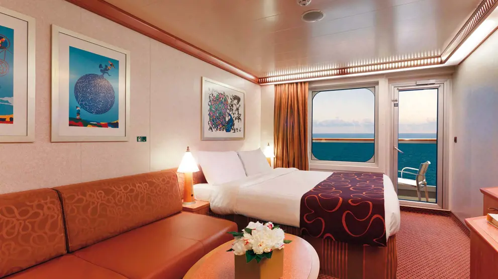 Eksempel på balkonkahyt på Costa Favolosa