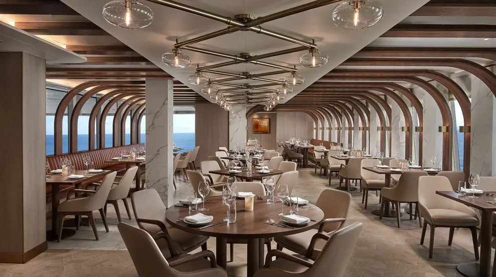 Onda by Scarpetta restauranten ombord på Norwegian Encore