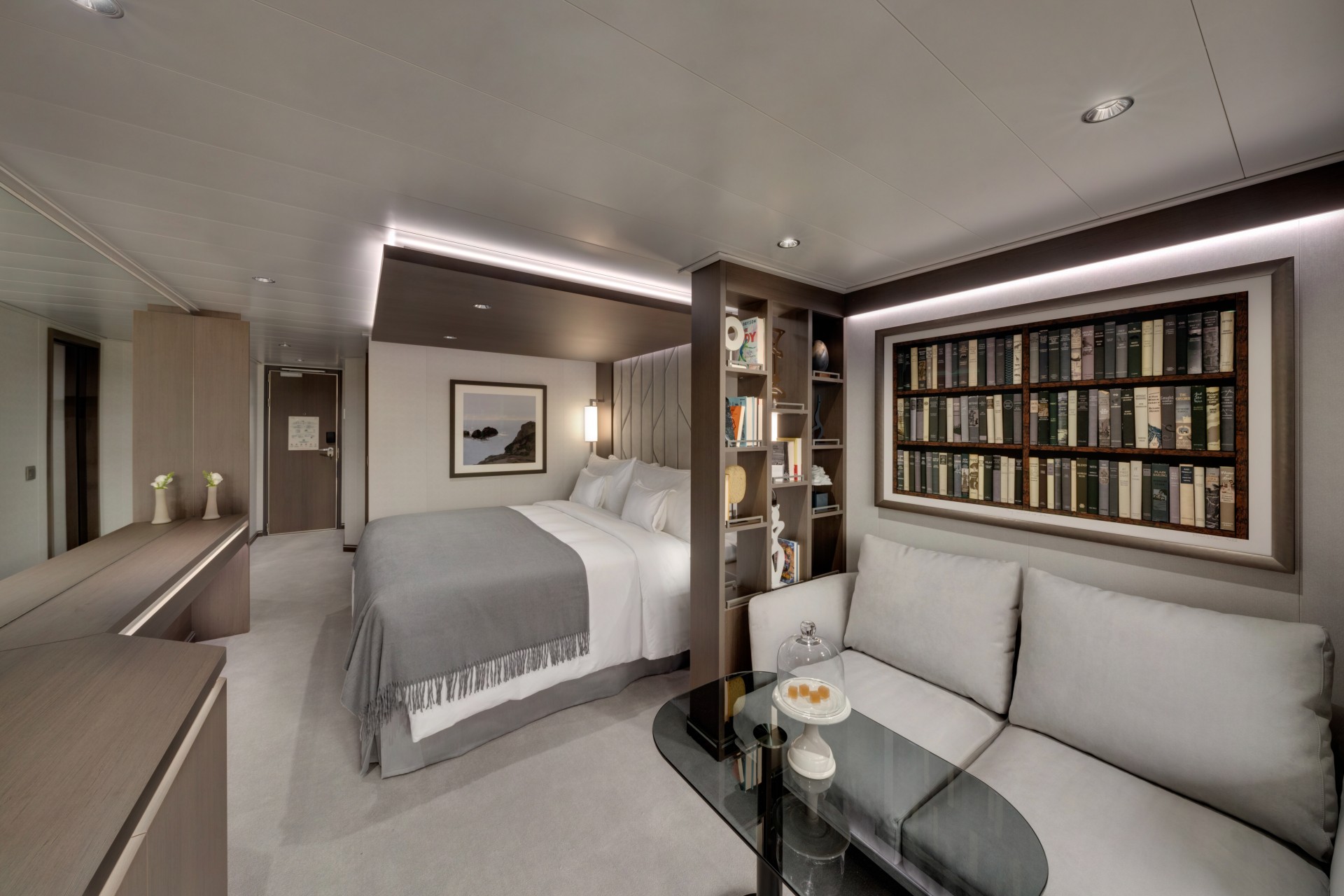 Eksempel på en Ocean Grand Terrace Suite på Explora II