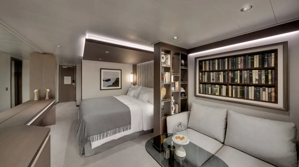 Eksempel på en Ocean Grand Terrace Suite på Explora II