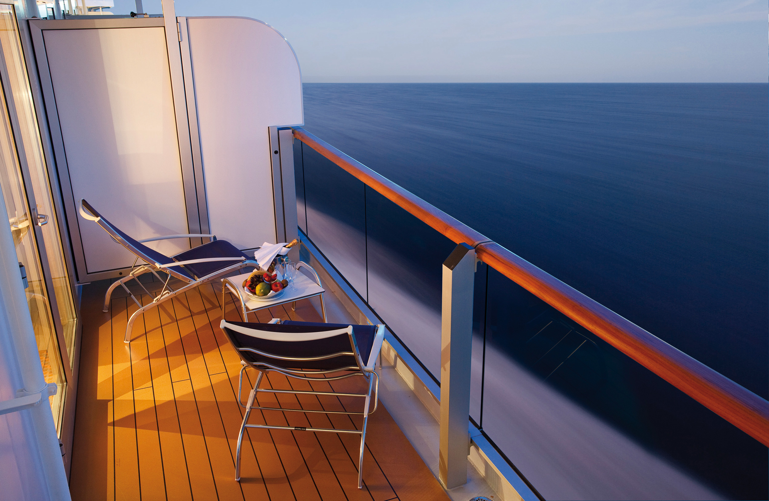 Eksempel på balkon på Costa Deliziosa