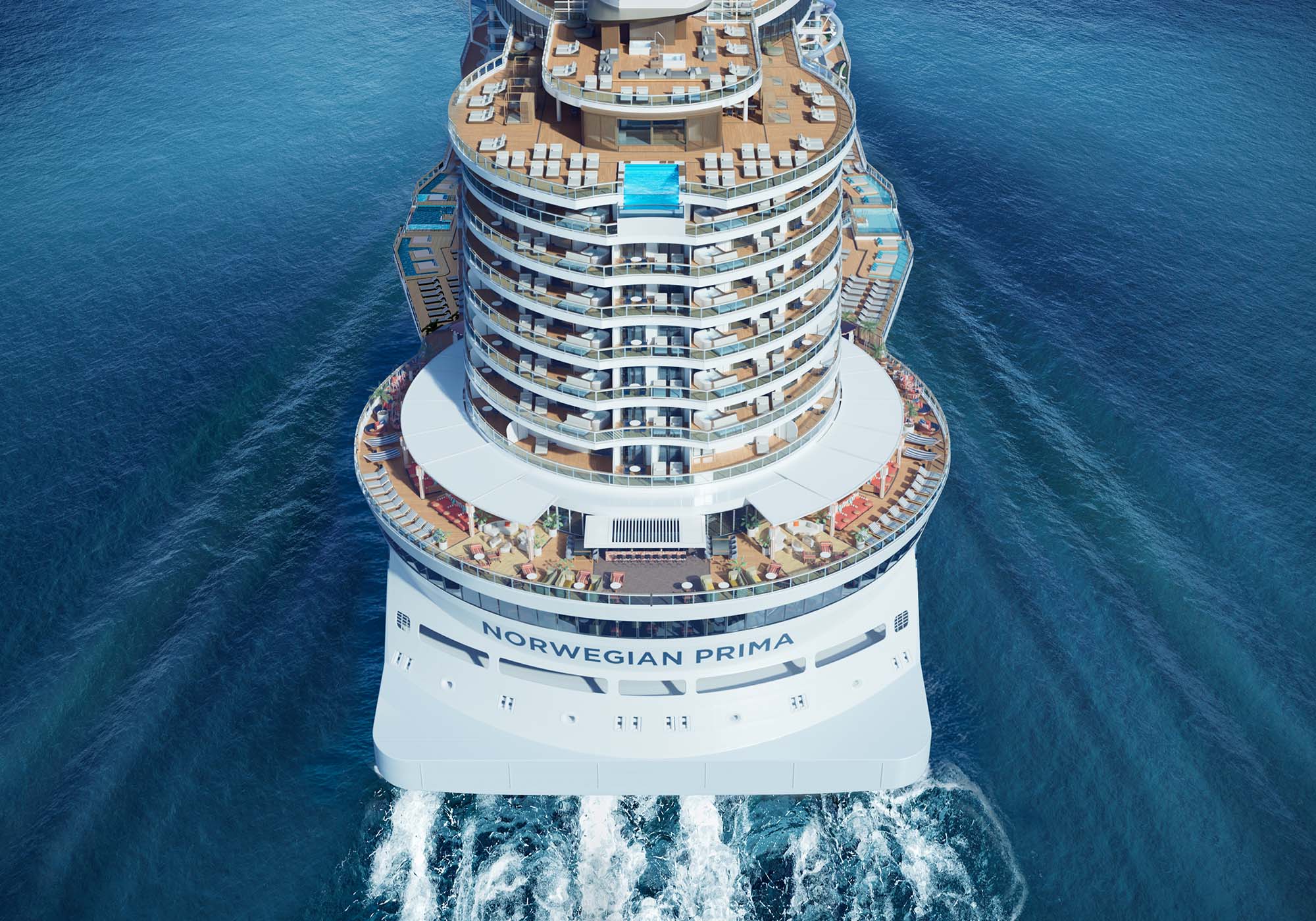 NCL er kendt for at have flotte, innovative skibe som bl.a. det nye Norwegian Prima