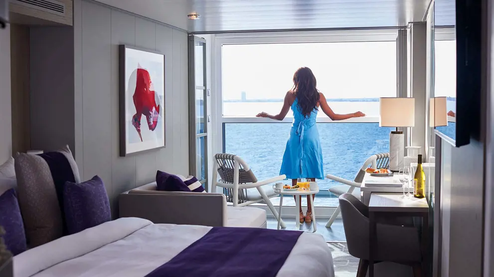 Kahyt med infinite balkon på Celebrity Edge