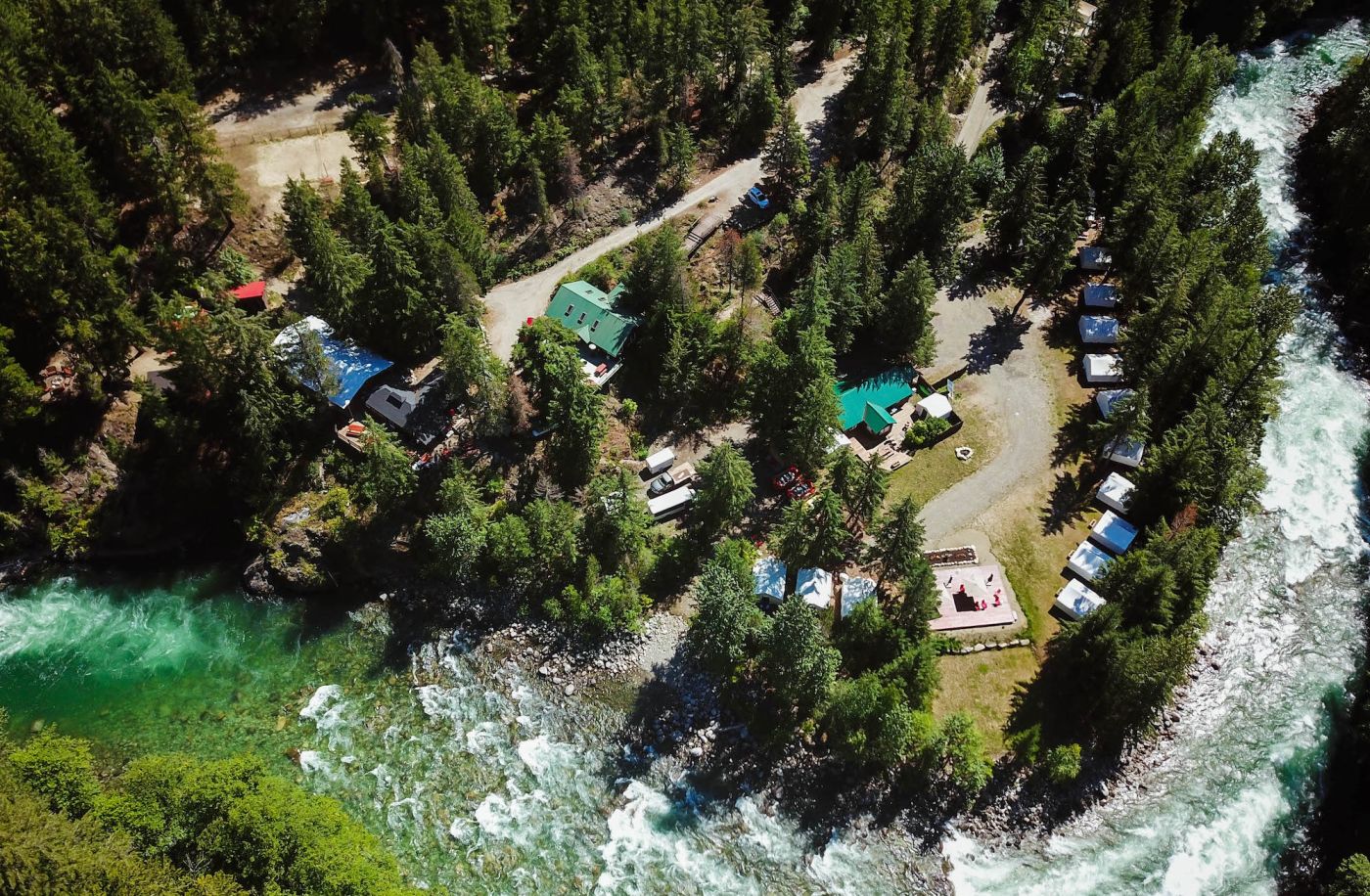 REO Rafting Resort Canadian Glamping Adventures i British Columbia, Canada