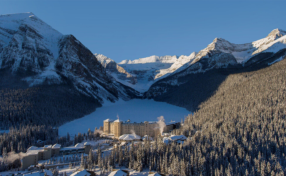 Vinterlandskab | Fairmont Chateau Lake Louise