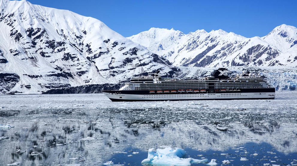 Et krydstogt i Alaska kan f.eks. sejle forbi de smukke fjorde og gletsjere