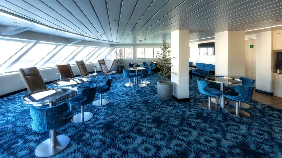 Explorer Lounge på MS Spitsbergen