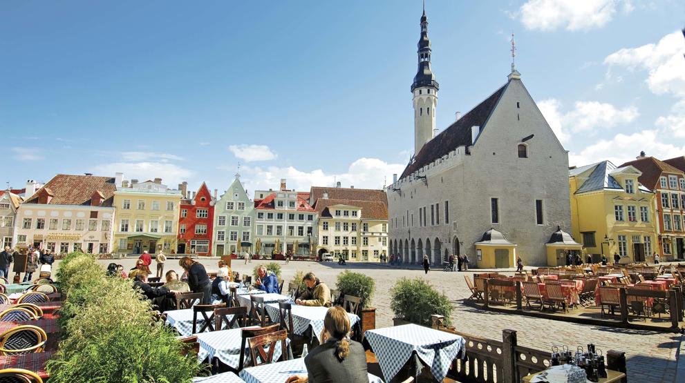 Den UNESCO-beskyttede gamle bydel i Tallinn