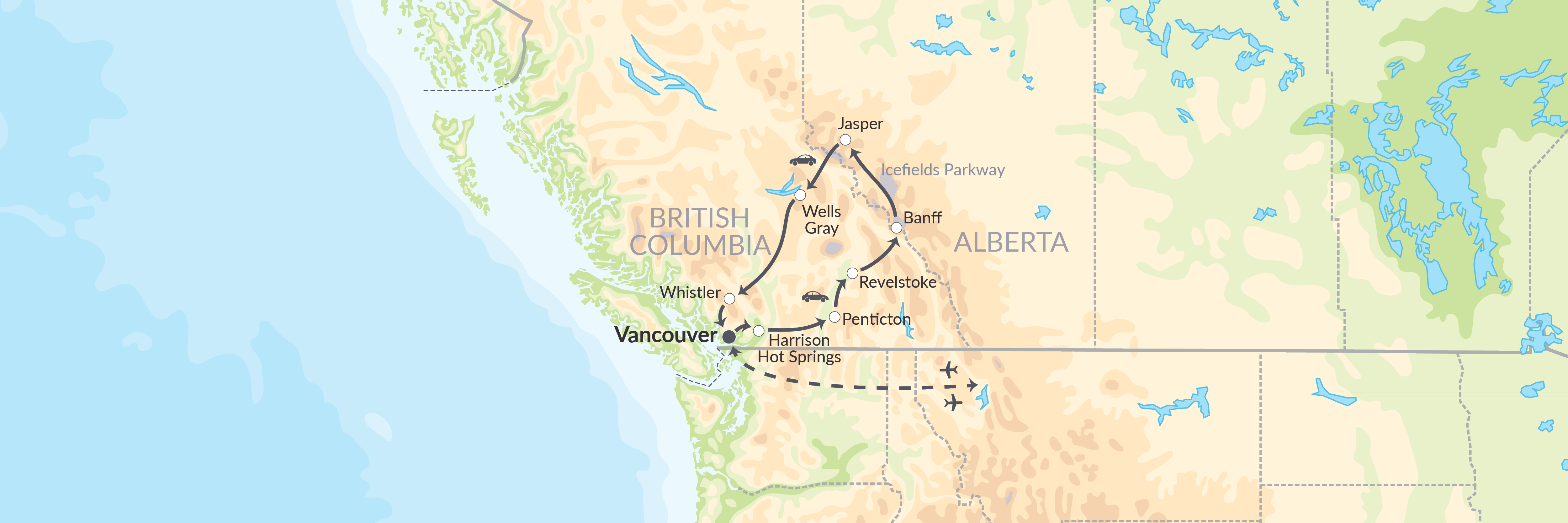 5239 Rocky Mountains Højdepunkter