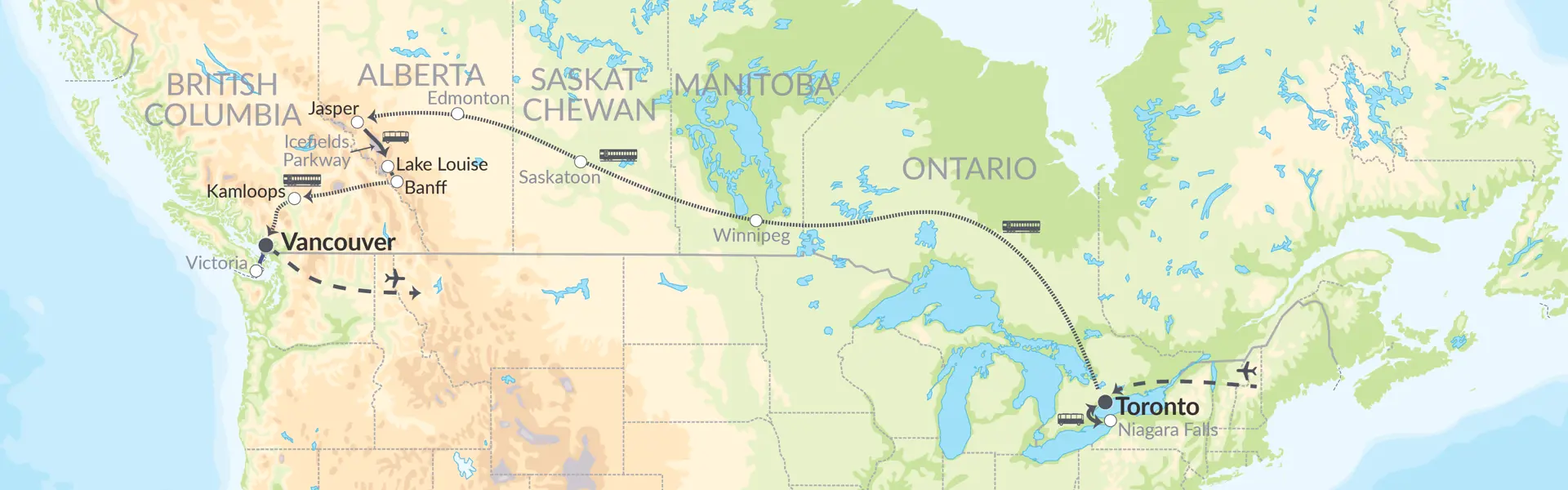 6821 På Tværs Af Canada I Tog